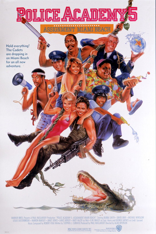 Полицейская академия 5: Место назначения - Майами Бич на psp / Police Academy 5: Assignment: Miami Beach на psp (1988)
